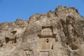 Grave of king Daeiros near Persepolis Royalty Free Stock Photo
