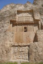 Grave of king Daeiros near Persepolis Royalty Free Stock Photo