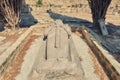 Grave of king of France St. Louis lX in Tunis, Carthage. When the French left Tunisia, the remains of the king were taken to Saint