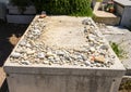 Grave of Marc Chagall in the cemetery in Saint Paul-De-Vence, Provence, France Royalty Free Stock Photo