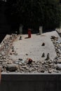 Grave of Marc Chagall famous painter in a cemetery in Saint Paul de Vence, France