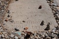 Grave of Marc Chagall famous painter in a cemetery in Saint Paul de Vence, France