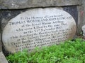 Grave marker for marines killed in action Royalty Free Stock Photo