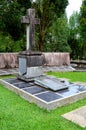 Grave of member of Brooke family White Rajah of Sarawak Fort Margherita Kuching Malaysia Royalty Free Stock Photo