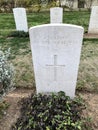 The grave of a nameless soldier in the Military cemetery Australian cavalry corps since the First World War