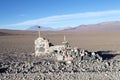 Grave near the old Caipe station in Salta Province in northwestern Argentina