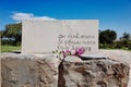 Grave of Nikos Kazantzakis Royalty Free Stock Photo