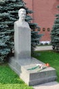 Grave of Stalin with Carnations - Left Angled View Royalty Free Stock Photo