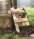 Grave Stone at Cemetery Royalty Free Stock Photo