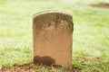 Grave Stone at Cemetery Royalty Free Stock Photo