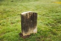 Grave Stone at Cemetery Royalty Free Stock Photo