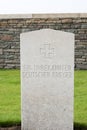 A Grave of an unknown german soldier world war 1 Royalty Free Stock Photo