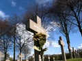 Grave of an unknown german soldier of worldwar two