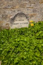The grave of Vincent Van Gogh in France Royalty Free Stock Photo