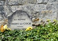 Grave of Vincent van Gogh near Paris Royalty Free Stock Photo