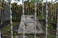 The grave of Willian Walker in the old cemetery of Trujillo, Honduras Royalty Free Stock Photo