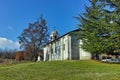 The grave of Yane Sandanski and old church near Rozhen Monastery, Bulgaria Royalty Free Stock Photo