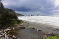 Oregon Coast, Stormy Day at Ecola State Park, Pacific Northwest, Oregon, USA Royalty Free Stock Photo