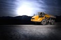 Gravel dump truck Royalty Free Stock Photo