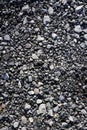 Gravel gray stone asphalt mix concrete