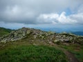 gravel hiking trails in Tatra mountains in Slovakia Royalty Free Stock Photo