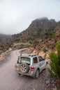 Gravel off-road in Oman Hajar mountains
