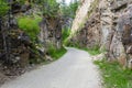 Gravel Path through a Gorge Royalty Free Stock Photo