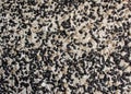 Gravel pebbles stone texture seamless texture, construction material Royalty Free Stock Photo