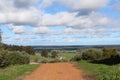 Gravel road in Darling Ranges Western Australia near Crooked Brook. Royalty Free Stock Photo