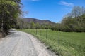 The Gravel Road in the Mountains Royalty Free Stock Photo