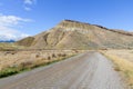 Gravel road within John Day Fossil Beds Painted Hills Unit National Monument Royalty Free Stock Photo
