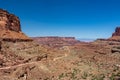 Gravel road leading to canyon, Canyonlands National Park Utah USA Royalty Free Stock Photo