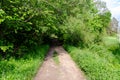 A gravel road leads from the Bradeliskes mound