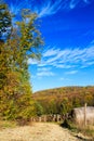 Gravel road on ranch