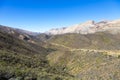 Gravel road from Swartberg Pass to Gamkaskloof Royalty Free Stock Photo