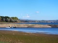 Gravel shore at Liptovska Mara, Slovakia