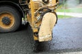 Gravel spreader Royalty Free Stock Photo