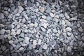 Grey gravel stones texture , Can be used as a background Royalty Free Stock Photo