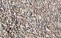 Gravel texture, small stones, pebbles closeup Royalty Free Stock Photo