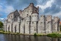 Gravensteen Castle in Ghent Royalty Free Stock Photo