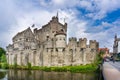 Gravensteen castle in Ghent, Belgium Royalty Free Stock Photo