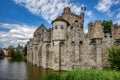 Gravensteen castle in Ghent city, Belgium Royalty Free Stock Photo