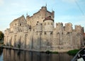 The Gravensteen castle in Ghent Royalty Free Stock Photo