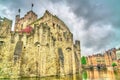 The Gravensteen, a medieval castle in Ghent, Belgium Royalty Free Stock Photo