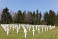 Graves at the American military cemetery in Sandweiler