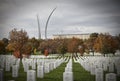 Graves at Arlington National Cemetery Royalty Free Stock Photo