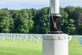 Graves of valiant soldiers from America that fought during World