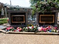 Graves of Lisa Marie Presley and Her Son, Benjamin Storm Presley Keough at Graceland in Memphis, Tennessee