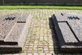 Graves of German militairy Cemetery Pordoi, Italy