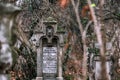 Graves on Gothic Saint Marx Cemetery